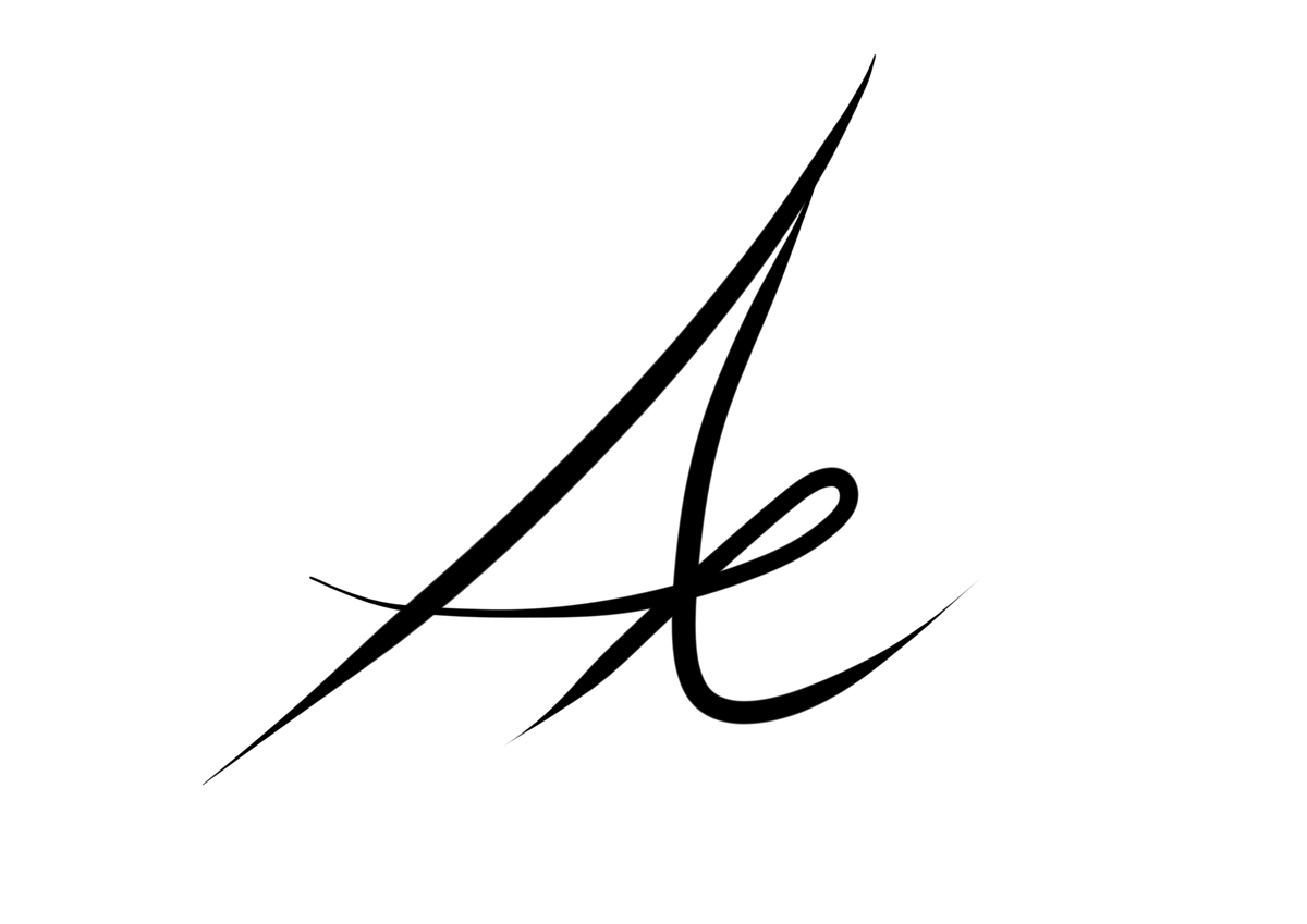Stylised black letters "AR"
